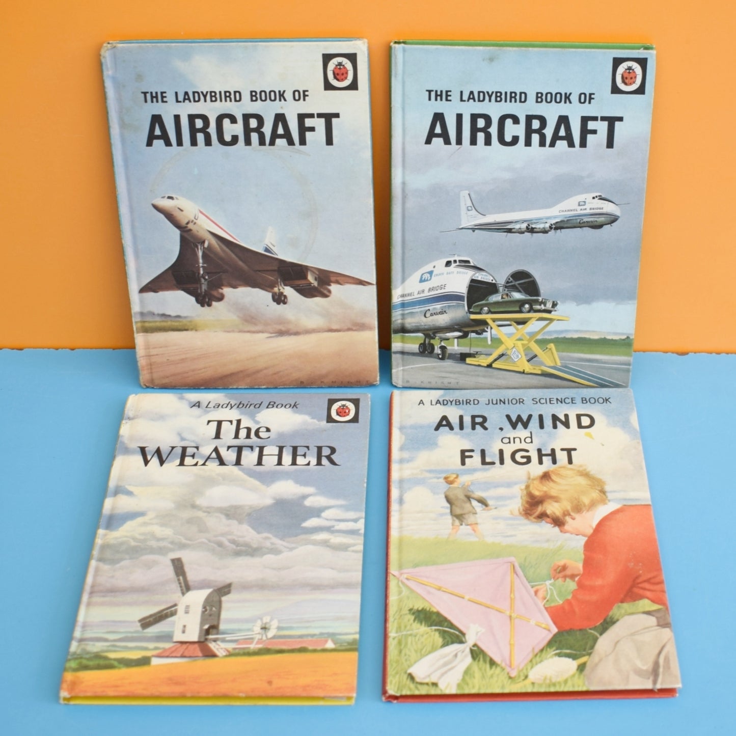 Vintage Ladybird Books - Weather/ Flight x3