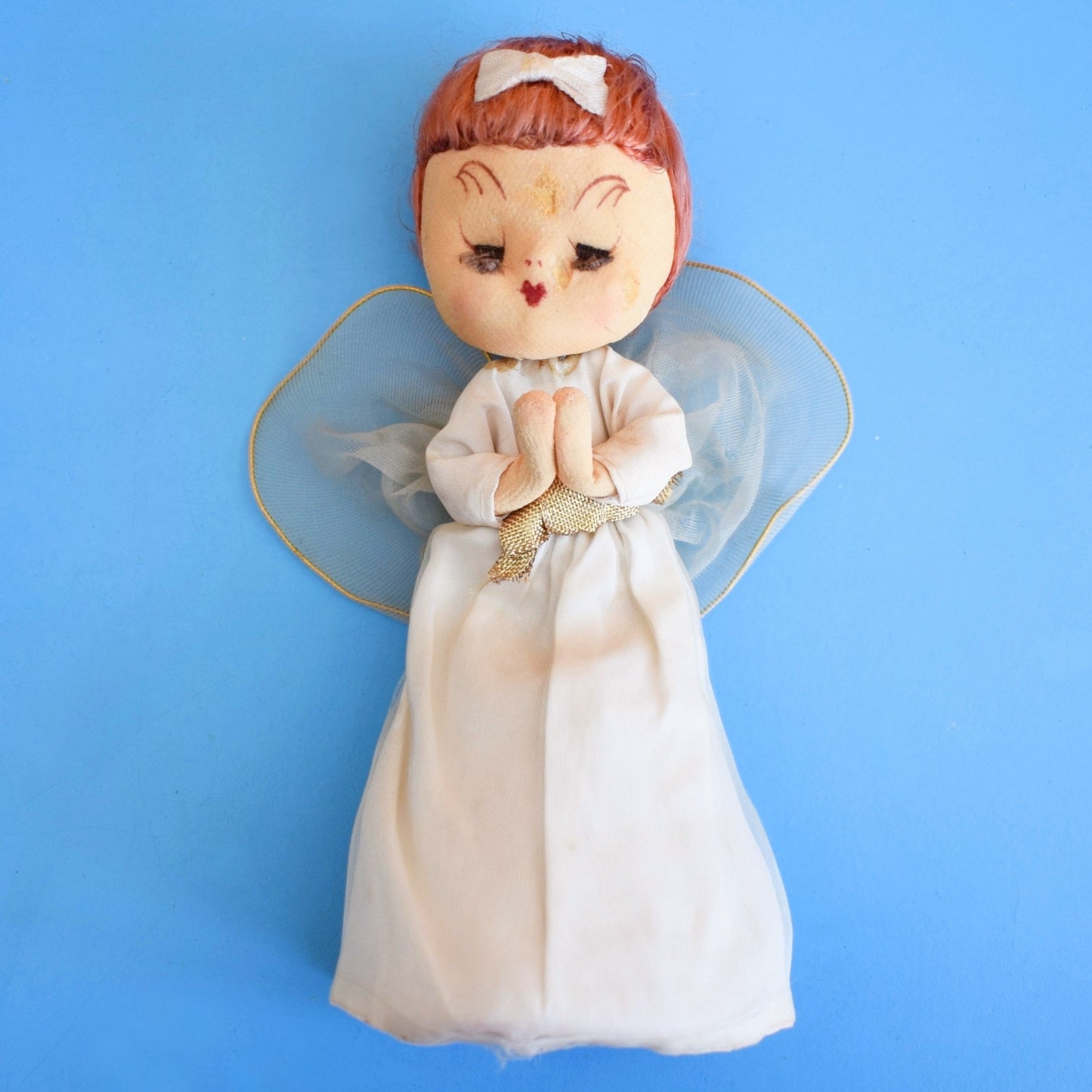 Vintage 1960s Pretty Christmas Fairy Angel Tree Topper - Special