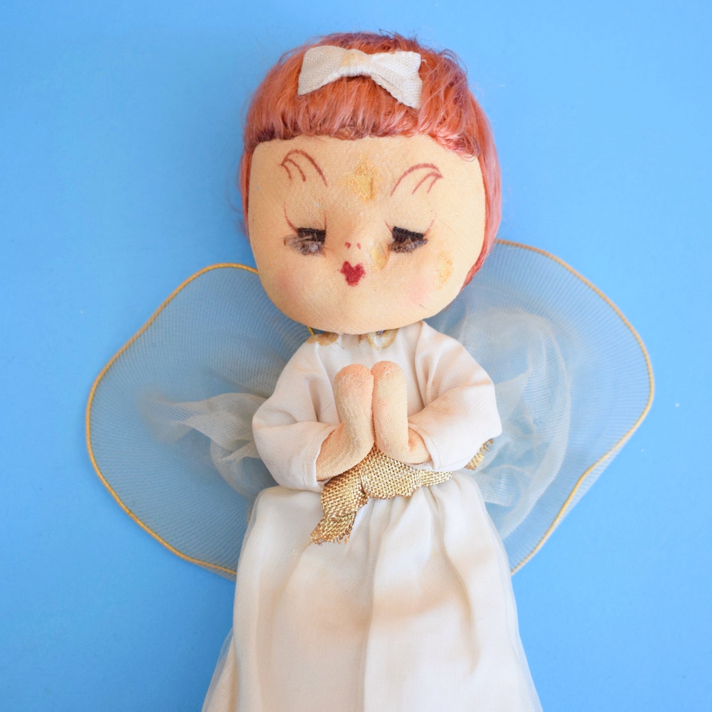 Vintage 1960s Pretty Christmas Fairy Angel Tree Topper - Special