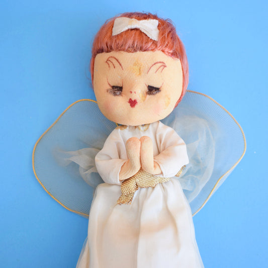 Vintage 1960s Pretty Christmas Fairy Angel Tree Topper - Special