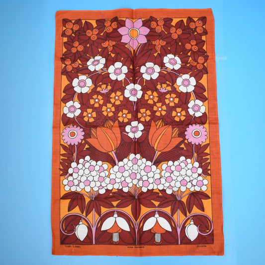 Vintage 1970s Tea Towel - Jonelle - Kew Gardens