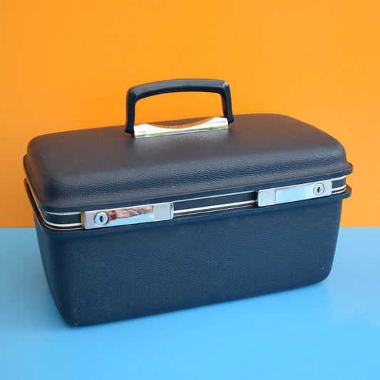 Vintage 1970s Samsonite Vanity Case - Blue