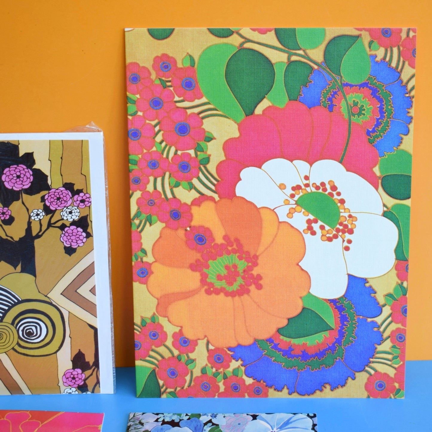 Vintage 1970s Greeting Card Pack - by Robert Vernet - Textile Artist x6