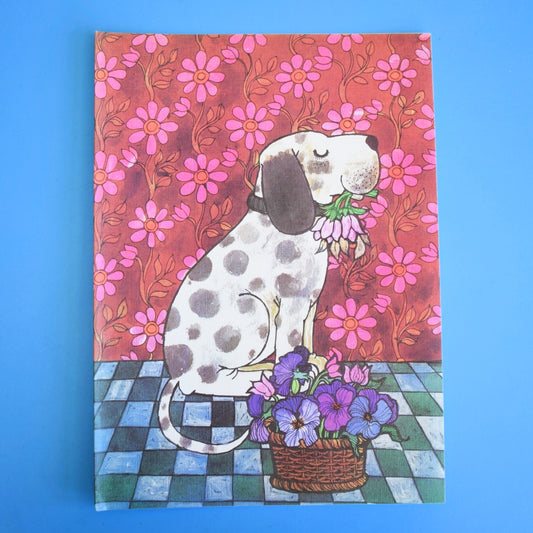 Vintage 1970s Large Greeting Card - by Gwyneth Mamlok - Dalmation