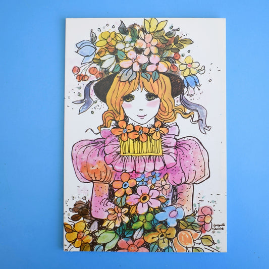 Vintage 1970s Greeting Card - by Gwyneth Mamlok - Julie