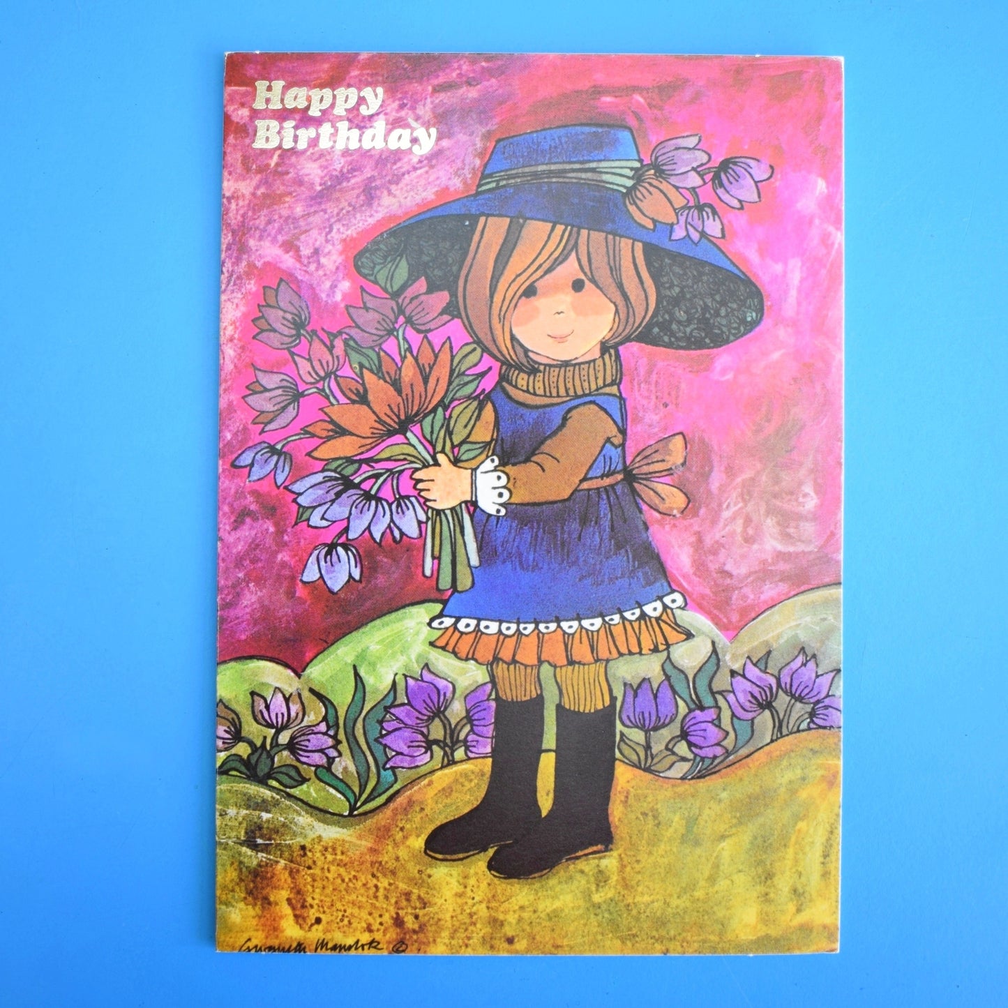 Vintage 1970s Greeting Card - by Gwyneth Mamlok - Penelope