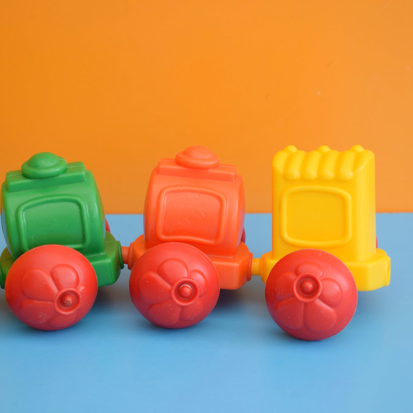 Vintage 1980s Wibbly Wobbly Train Toy- Playskool by Pineapple Retro