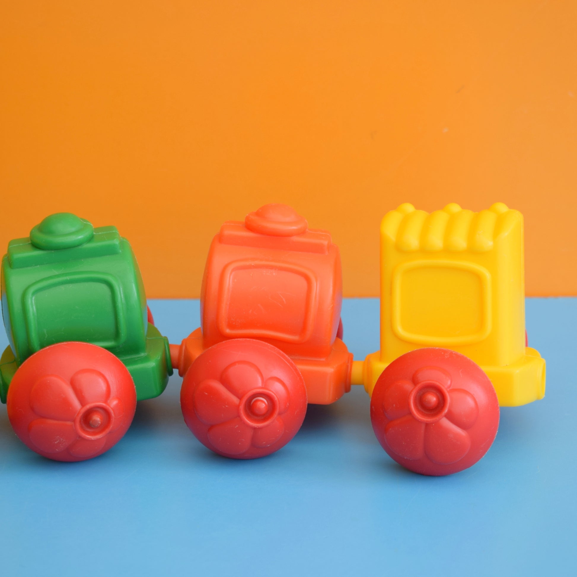 Vintage 1980s Wibbly Wobbly Train Toy- Playskool by Pineapple Retro