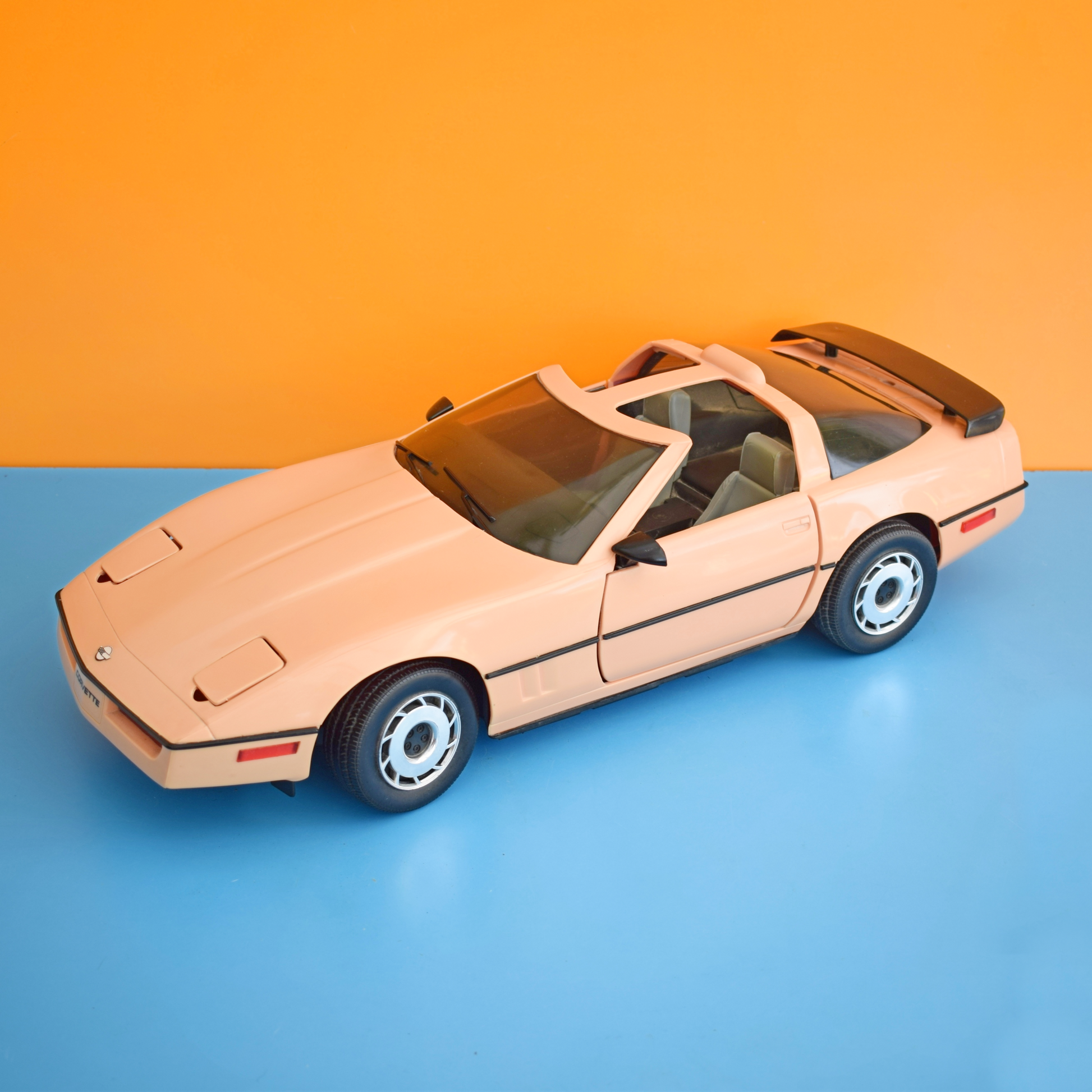 Vintage 1980s Corvette Car Toy Peach Barbie Sindy Pineapple Retro