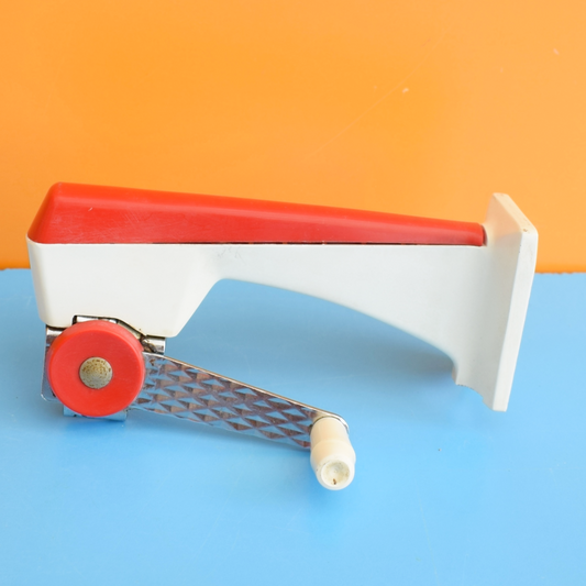 Vintage 1960s Wall Mounted Can Opener - Prestige - Red