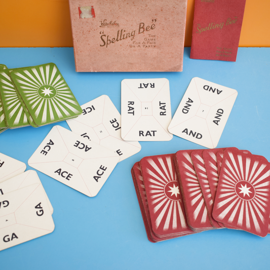 Vintage 1950s Card Game - Spelling Bee