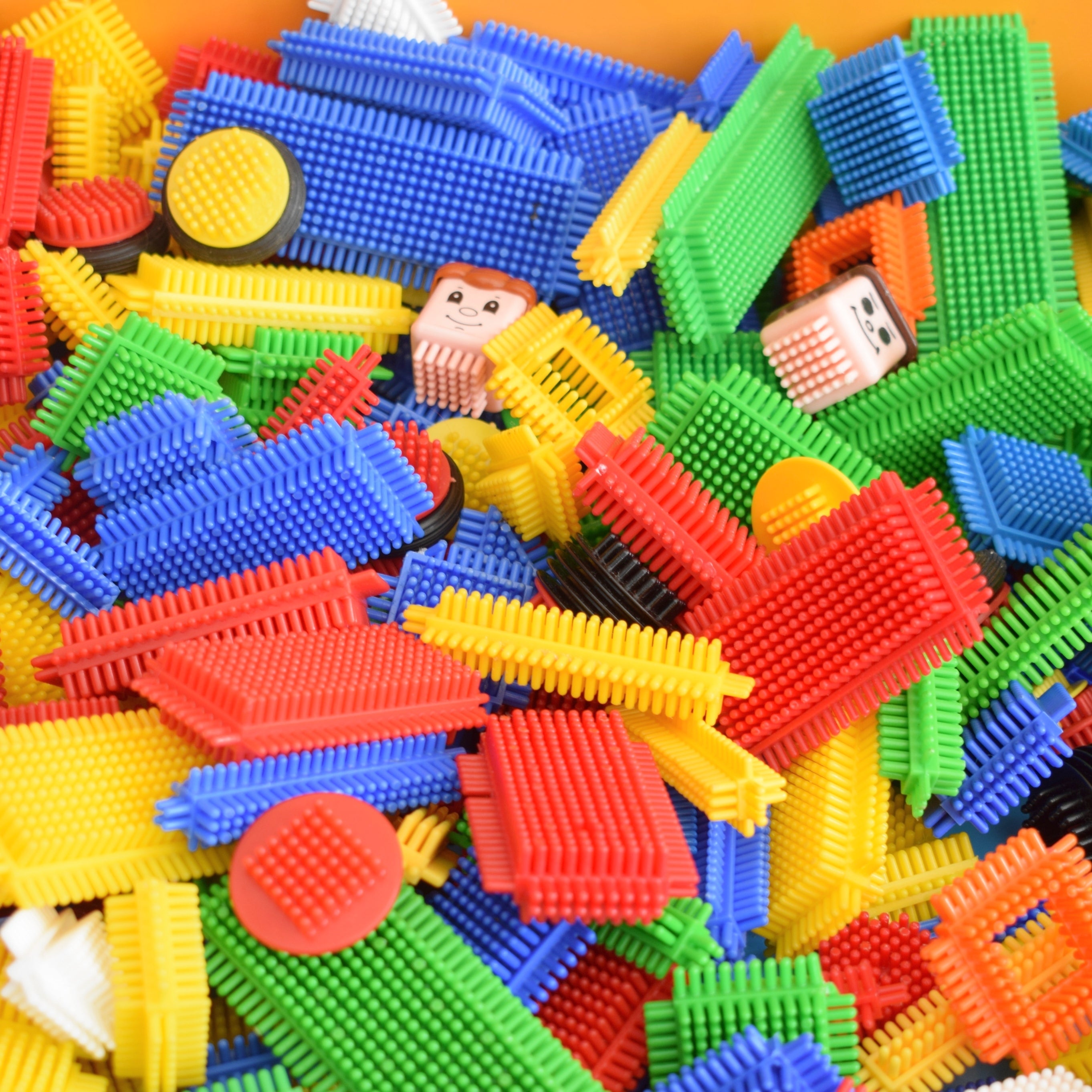 Vintage 1980s Stickle Bricks - Toys - Building Blocks - Loads ...