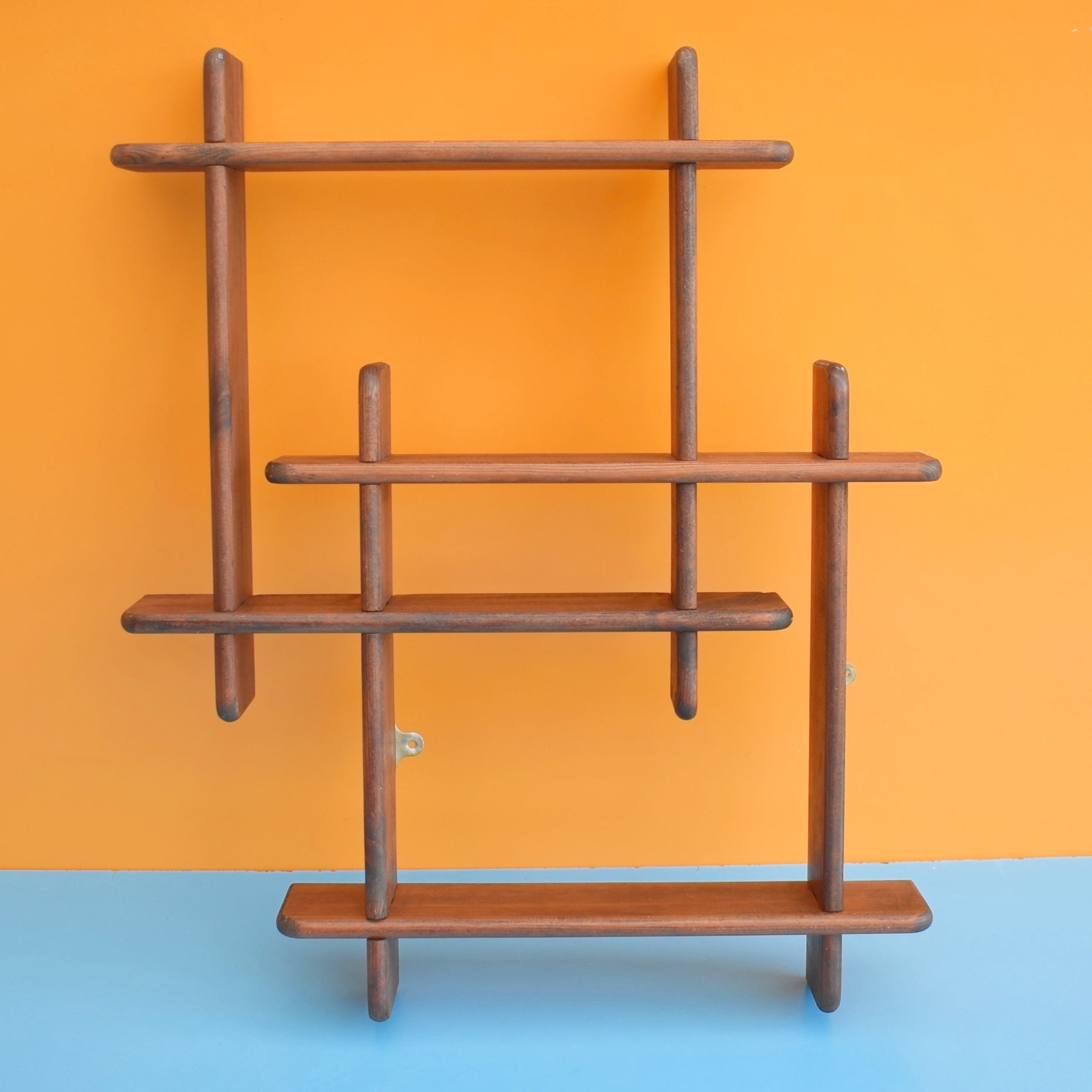 Vintage 1960s Gaybox Wooden Small Shelving Unit by Pineapple Retro