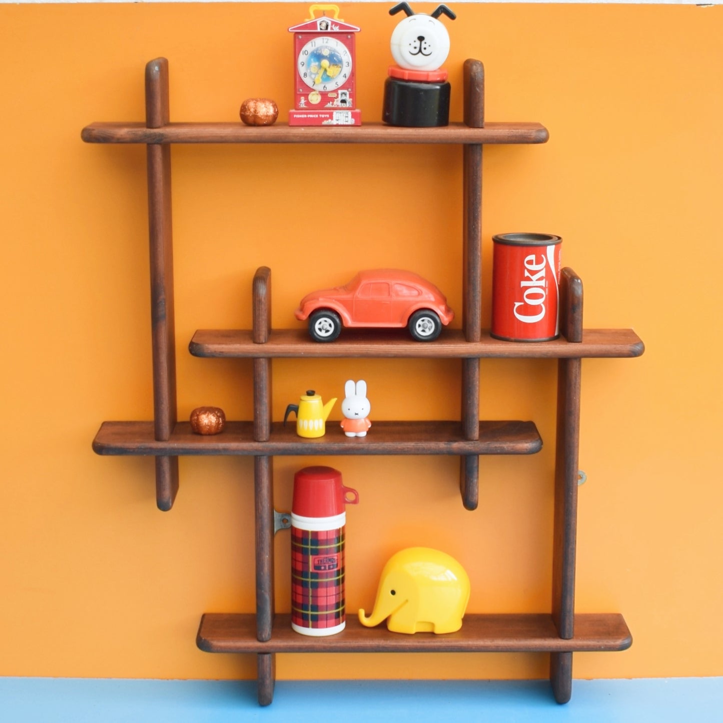 Vintage 1960s Gaybox Wooden Small Shelving Unit by Pineapple Retro