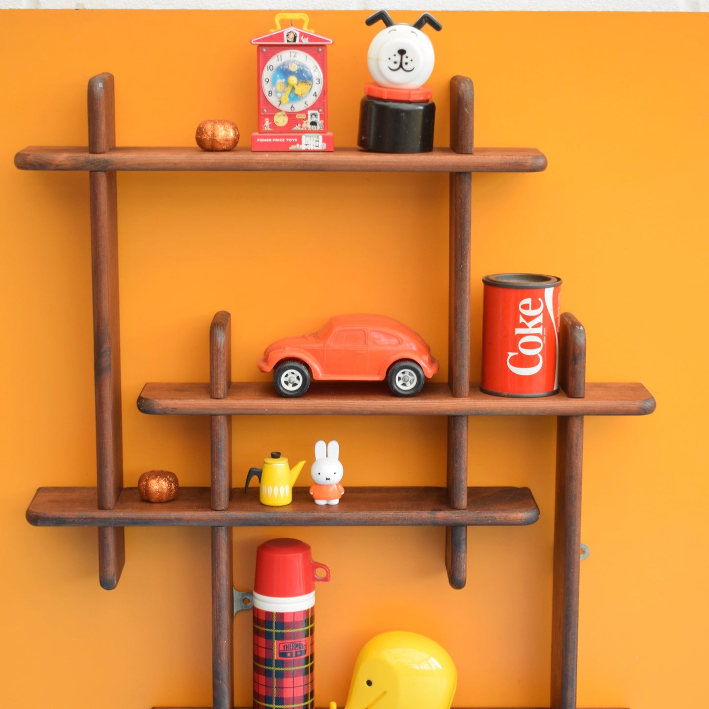 Vintage 1960s Gaybox Wooden Small Shelving Unit by Pineapple Retro