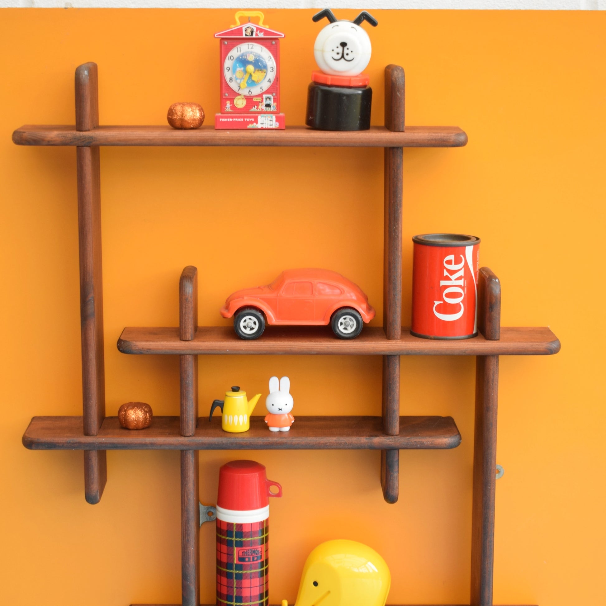 Vintage 1960s Gaybox Wooden Small Shelving Unit by Pineapple Retro