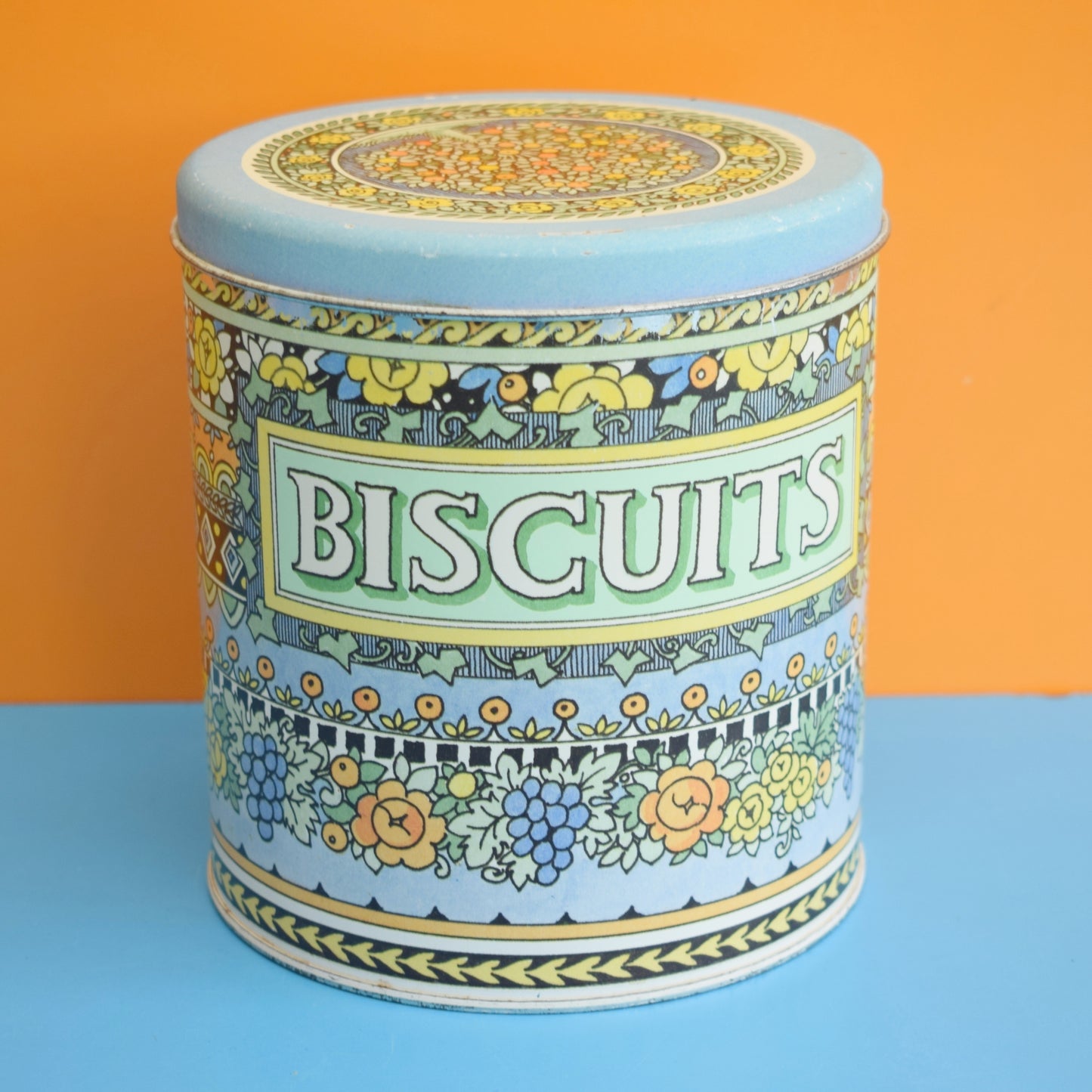 Vintage 1990s Metal Tin - National Trust - Pat Albeck by Pineapple Retro