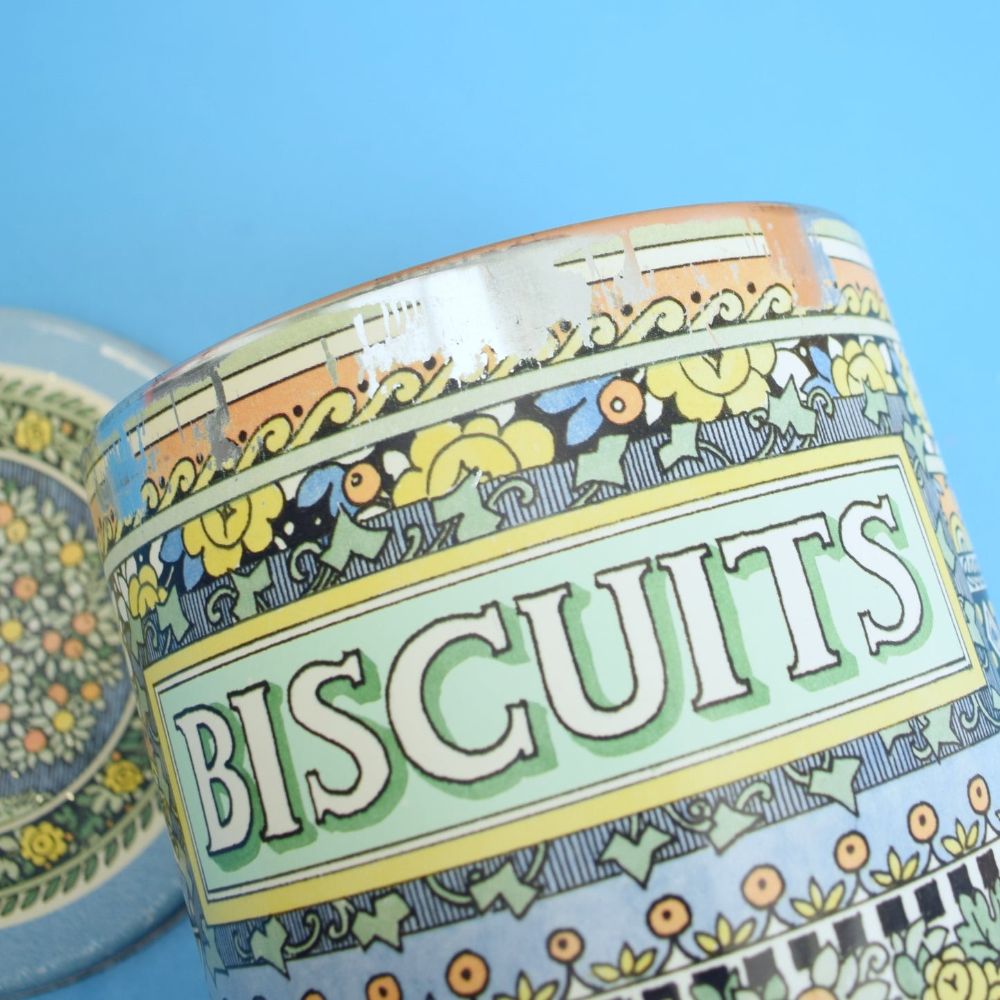 Vintage 1990s Metal Tin - National Trust - Pat Albeck by Pineapple Retro