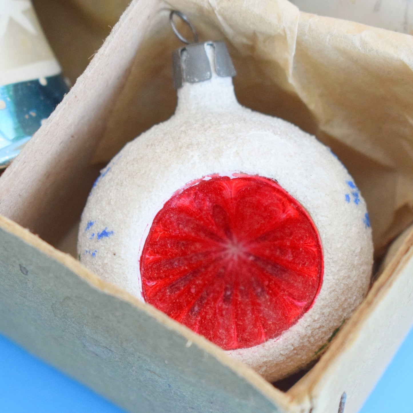 Vintage 1960s Glass Christmas Bauble Set - Boxed - Mixed Specials