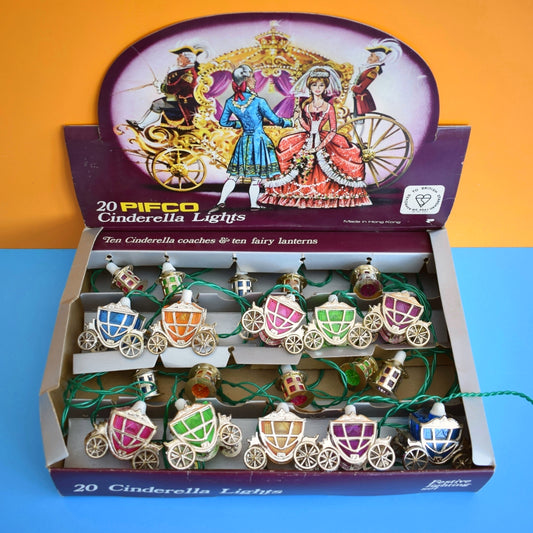 Vintage 1970s Special String Lights - Cinderella Carriages By Pifco- Boxed