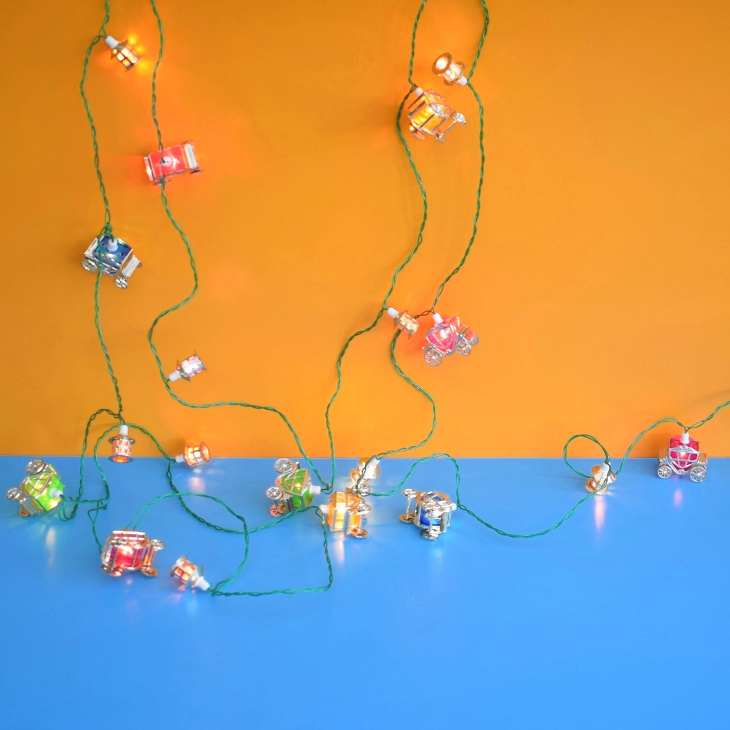 Vintage 1970s Special String Lights - Cinderella Carriages By Pifco