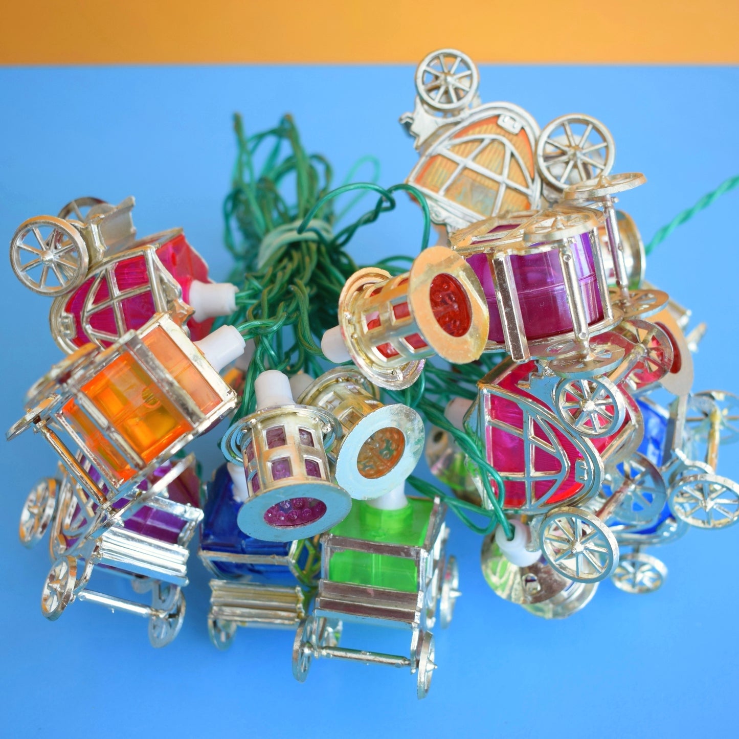 Vintage 1970s Special String Lights - Cinderella Carriages By Pifco