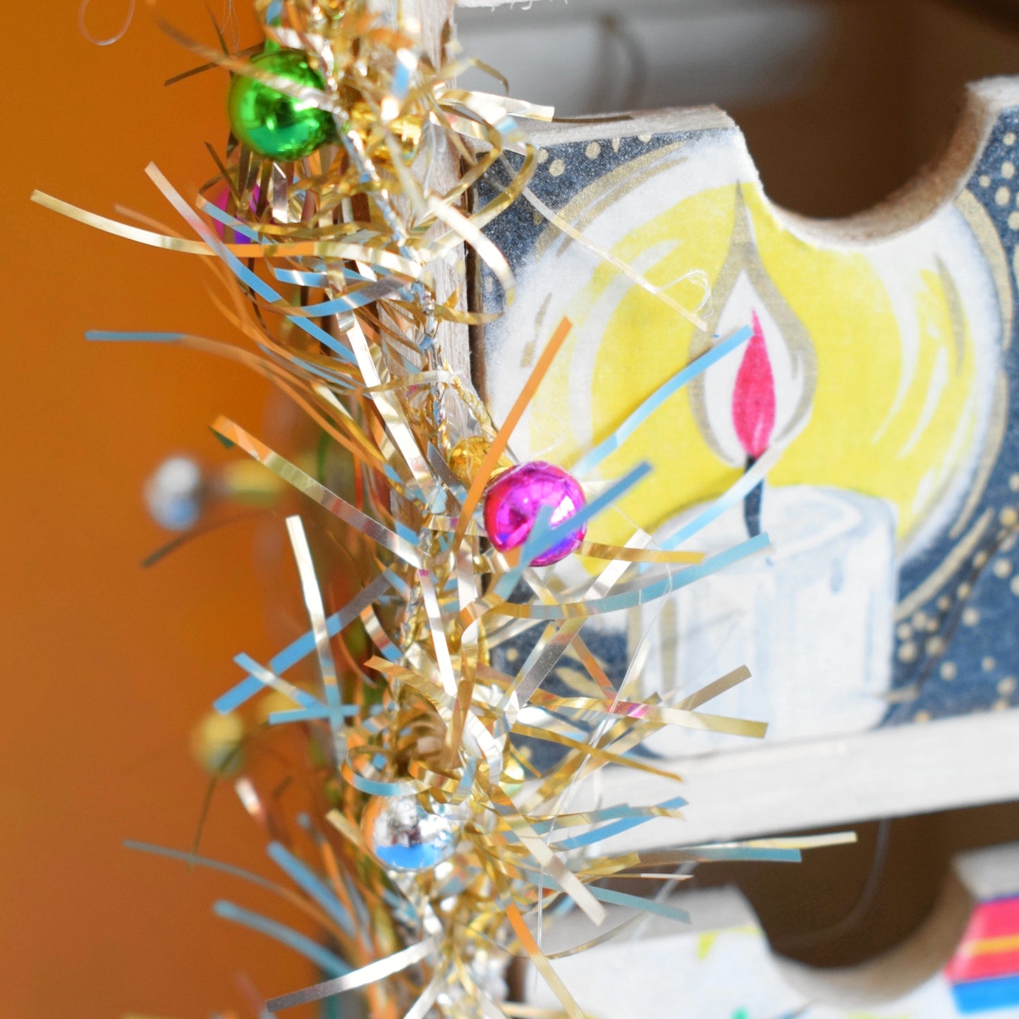 Unique Wooden Multi Drawer Filled Advent Calendar - Vintage Papers - Patchwork - Filled ..