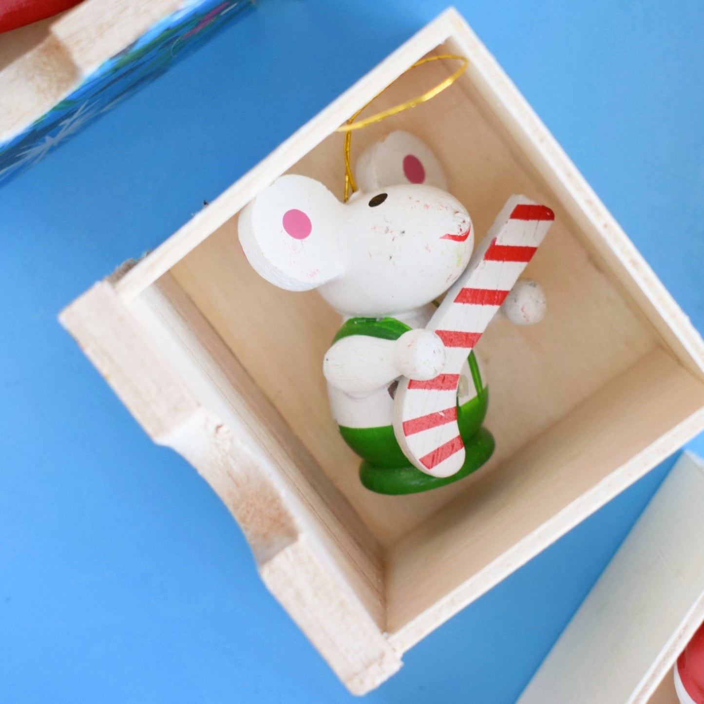 Unique Wooden Multi Drawer Filled Advent Calendar - Vintage Papers - Patchwork - Filled ..