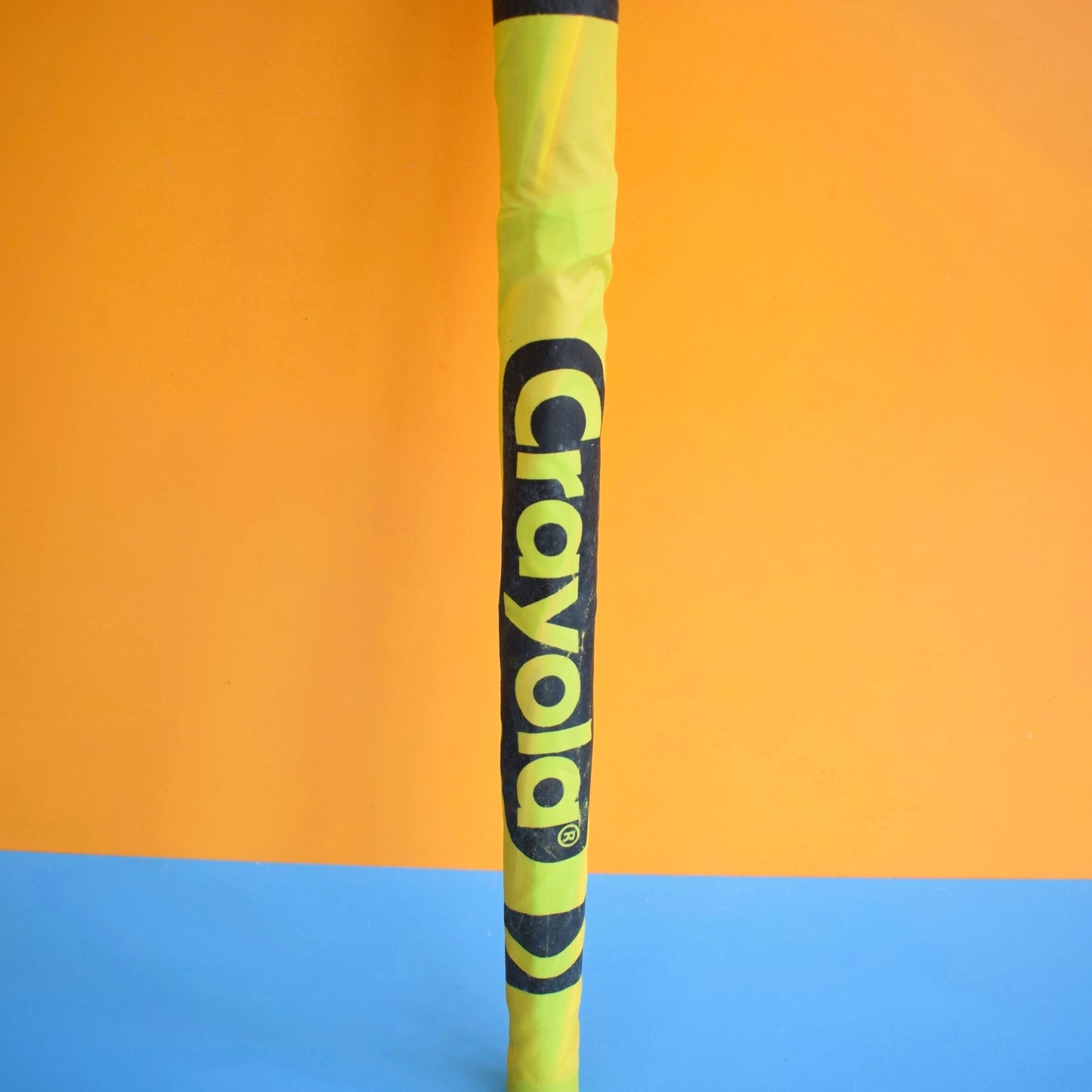 Vintage 1990s Kids Umbrella - Crayola Crayon Style - Rainbow