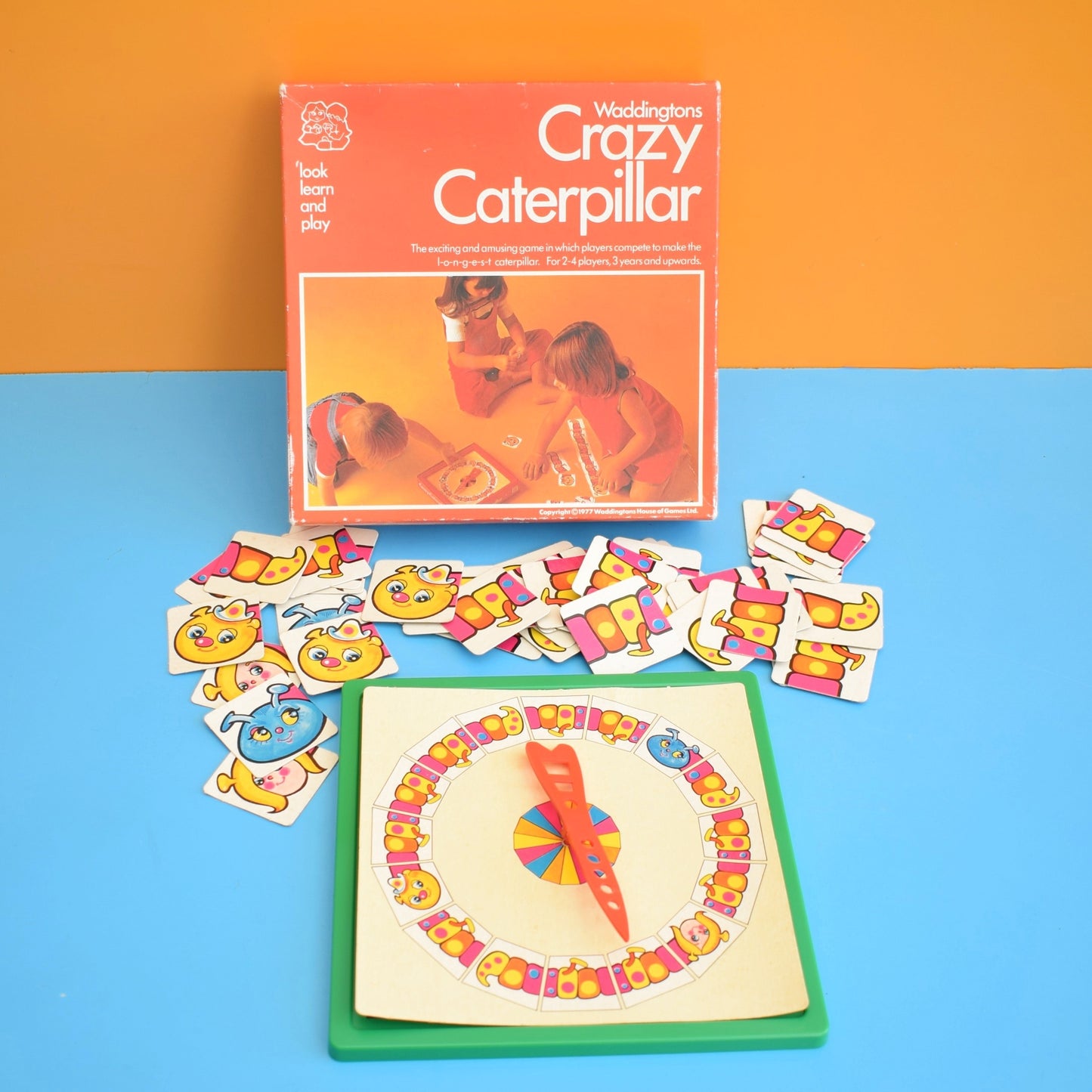Vintage 1970s Crazy Caterpillar Game- Boxed by Pineapple Retro
