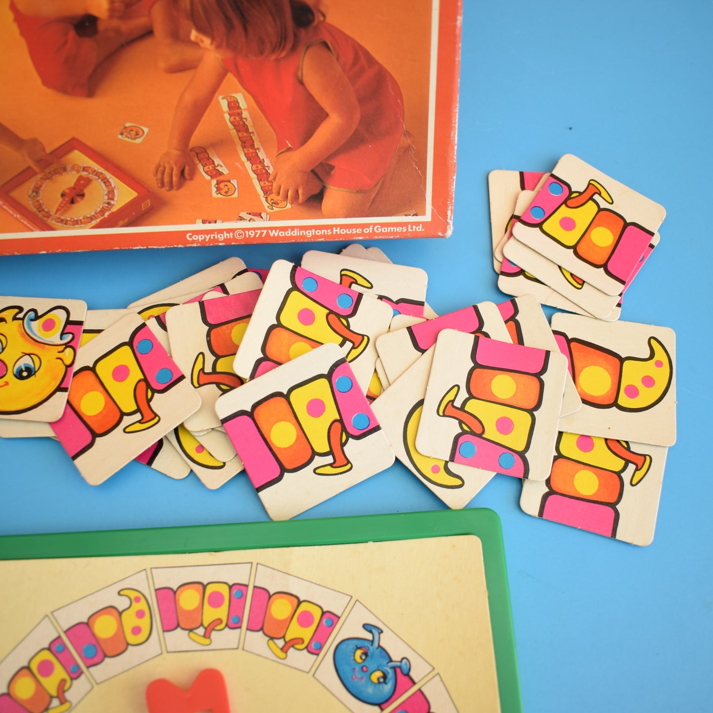 Vintage 1970s Crazy Caterpillar Game- Boxed by Pineapple Retro