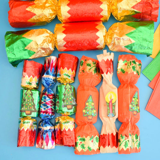 Vintage 1970s Christmas Crackers - Mixed Odds