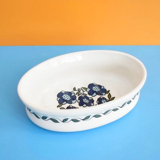 Vintage 1970s Soap Dish - Taunton Vale - Blue