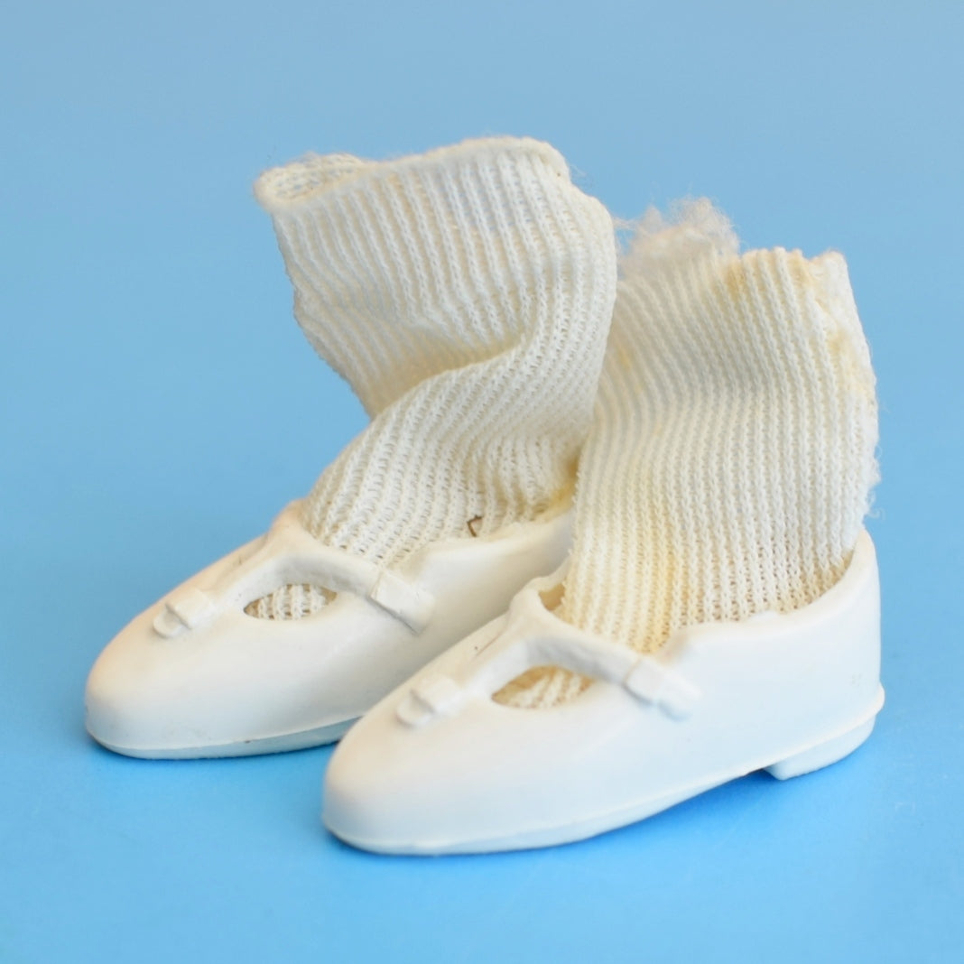 Vintage 1960s Shoes & Socks - Patch Doll