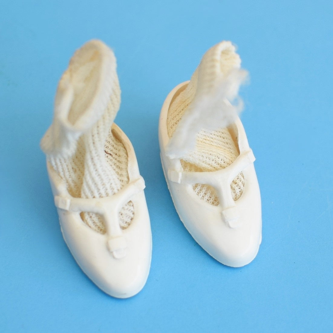 Vintage 1960s Shoes & Socks - Patch Doll