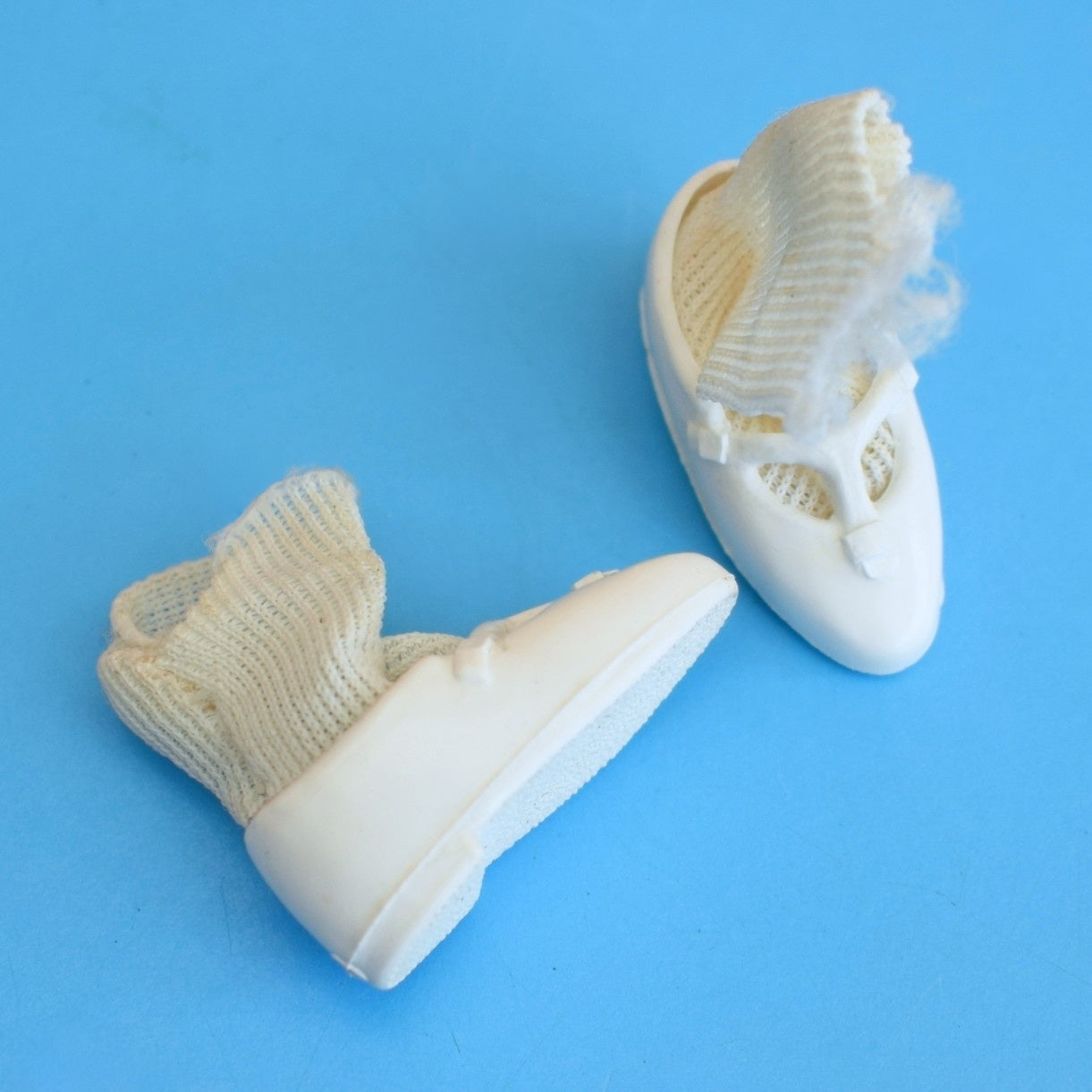 Vintage 1960s Shoes & Socks - Patch Doll