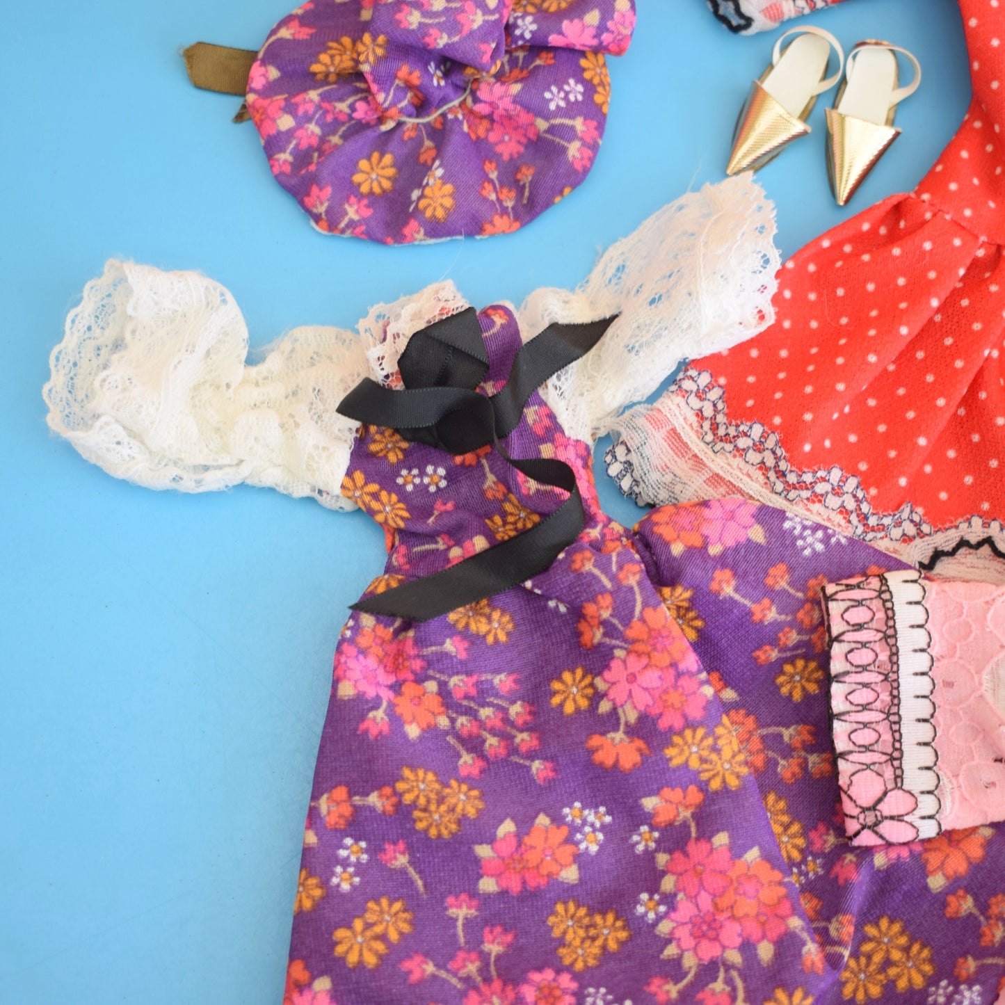 Vintage 1970s Sindy Size Outfit Bundle - Faerie Glen