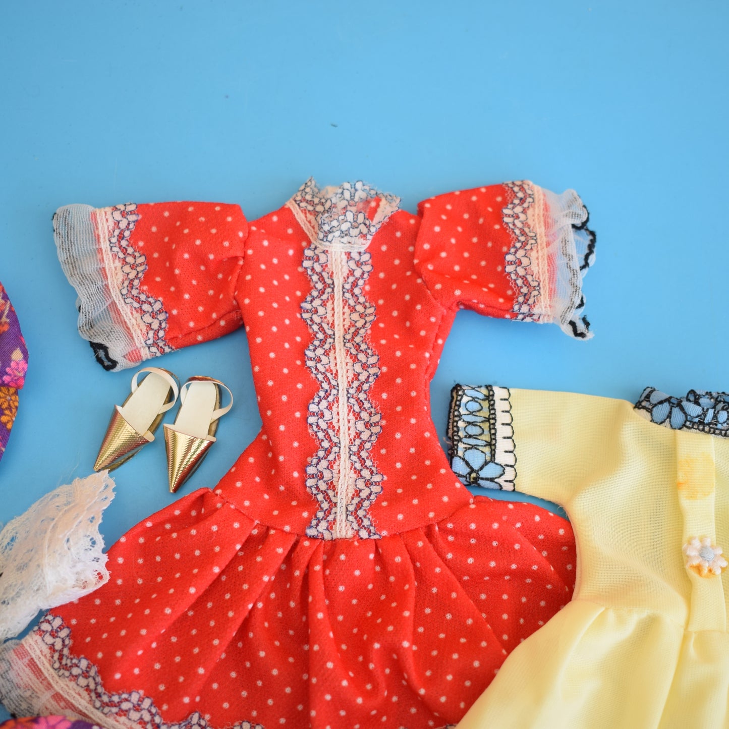 Vintage 1970s Sindy Size Outfit Bundle - Faerie Glen