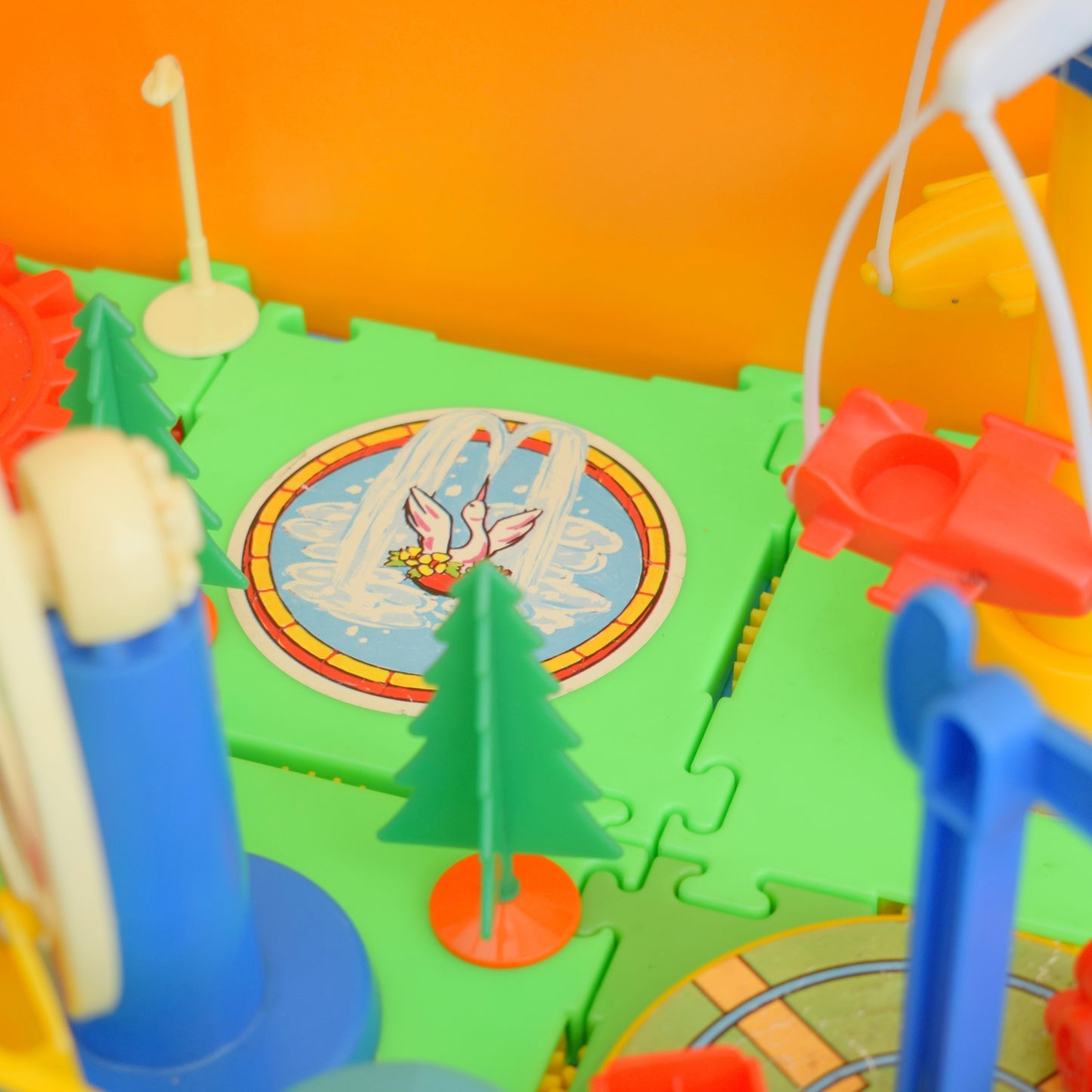 Vintage 1970s Merry-Go-Round - Fairground Set - Bandi