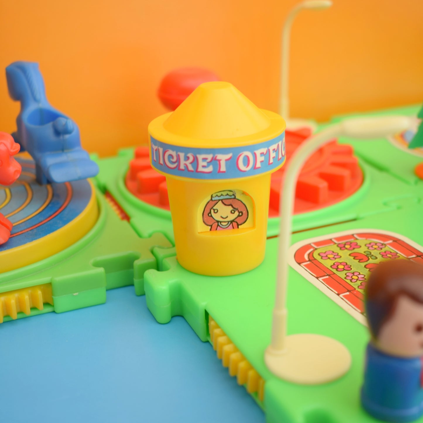 Vintage 1970s Merry-Go-Round - Fairground Set - Bandi