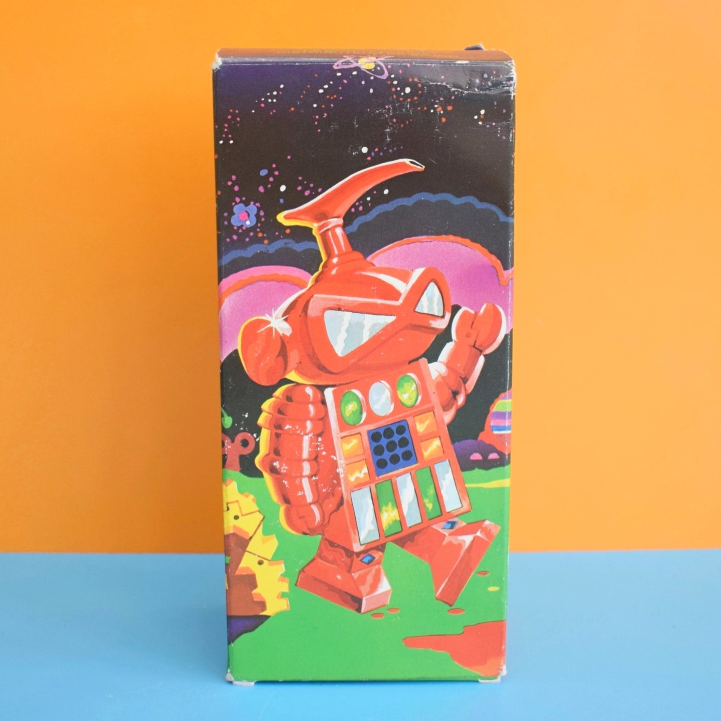 Vintage 1980s Avon Robot/ Space Invaders / Martian - Boxed