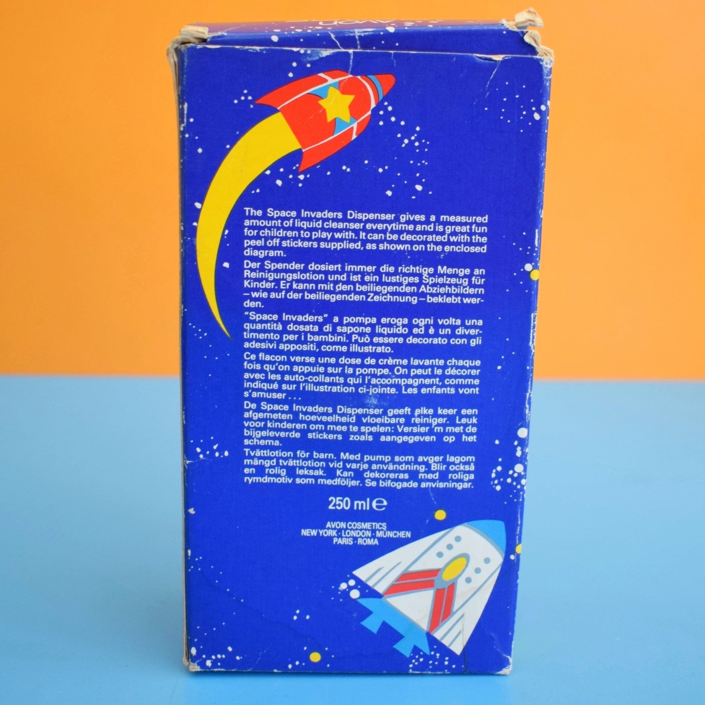 Vintage 1980s Avon Robot/ Space Invaders / Martian - Boxed