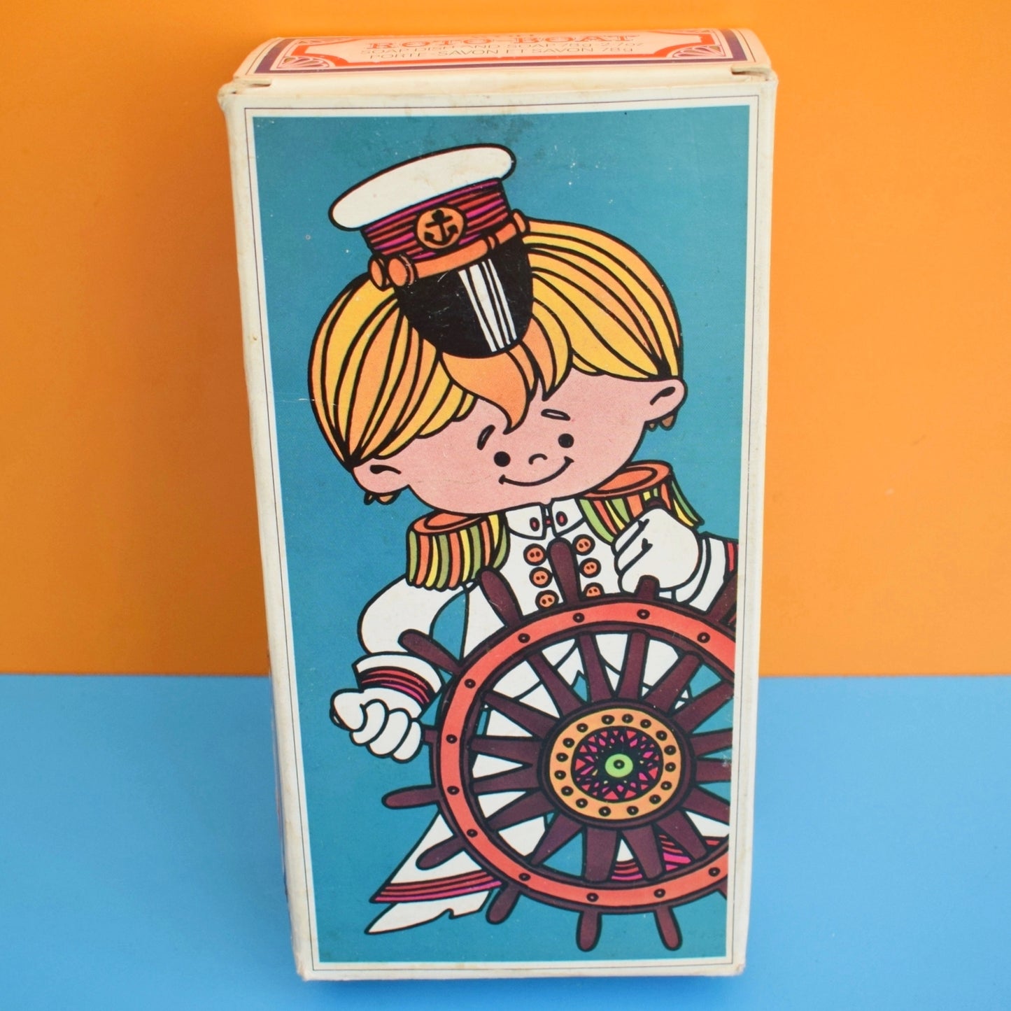 Vintage 1980s Avon Sail / Rota Boat Floating Soap Holder / Toy - Boxed