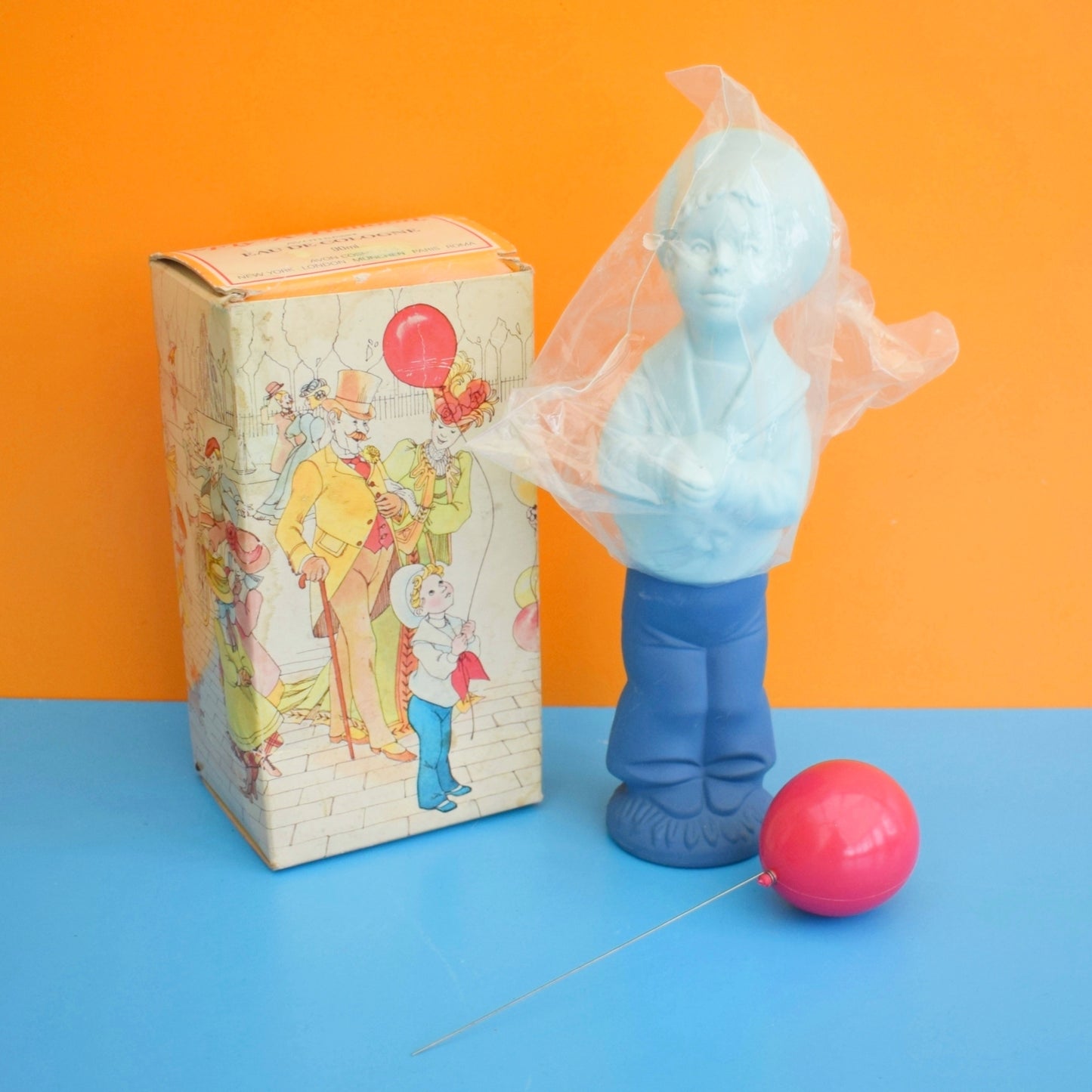 Vintage 1980s Avon - Fly A Balloon Cologne - Boxed