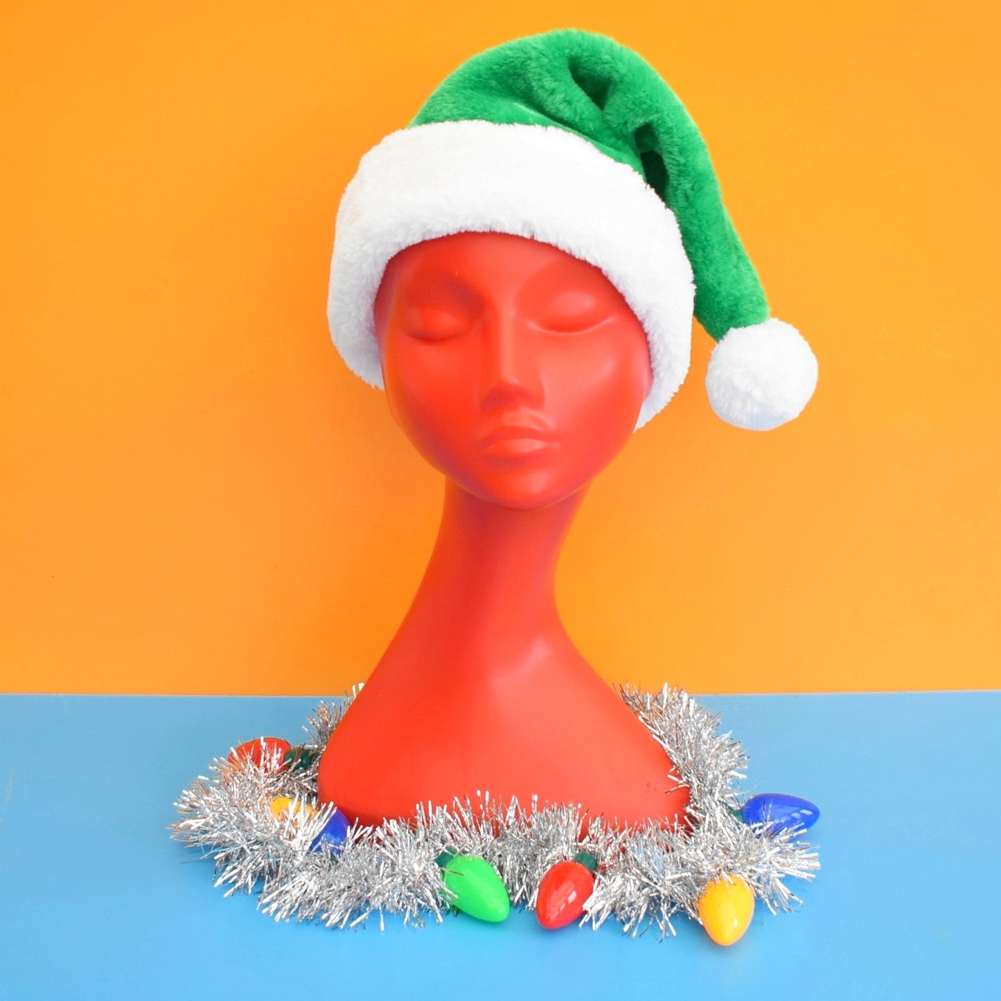 Vintage 1960s Swan Neck Mannequin - Retail Display - Red by Pineapple Retro