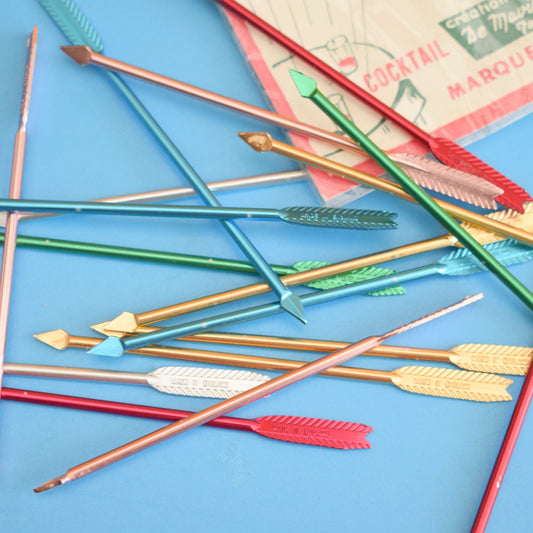 Vintage 1960s Cocktail/ Bar Accessories - Picks & Markers
