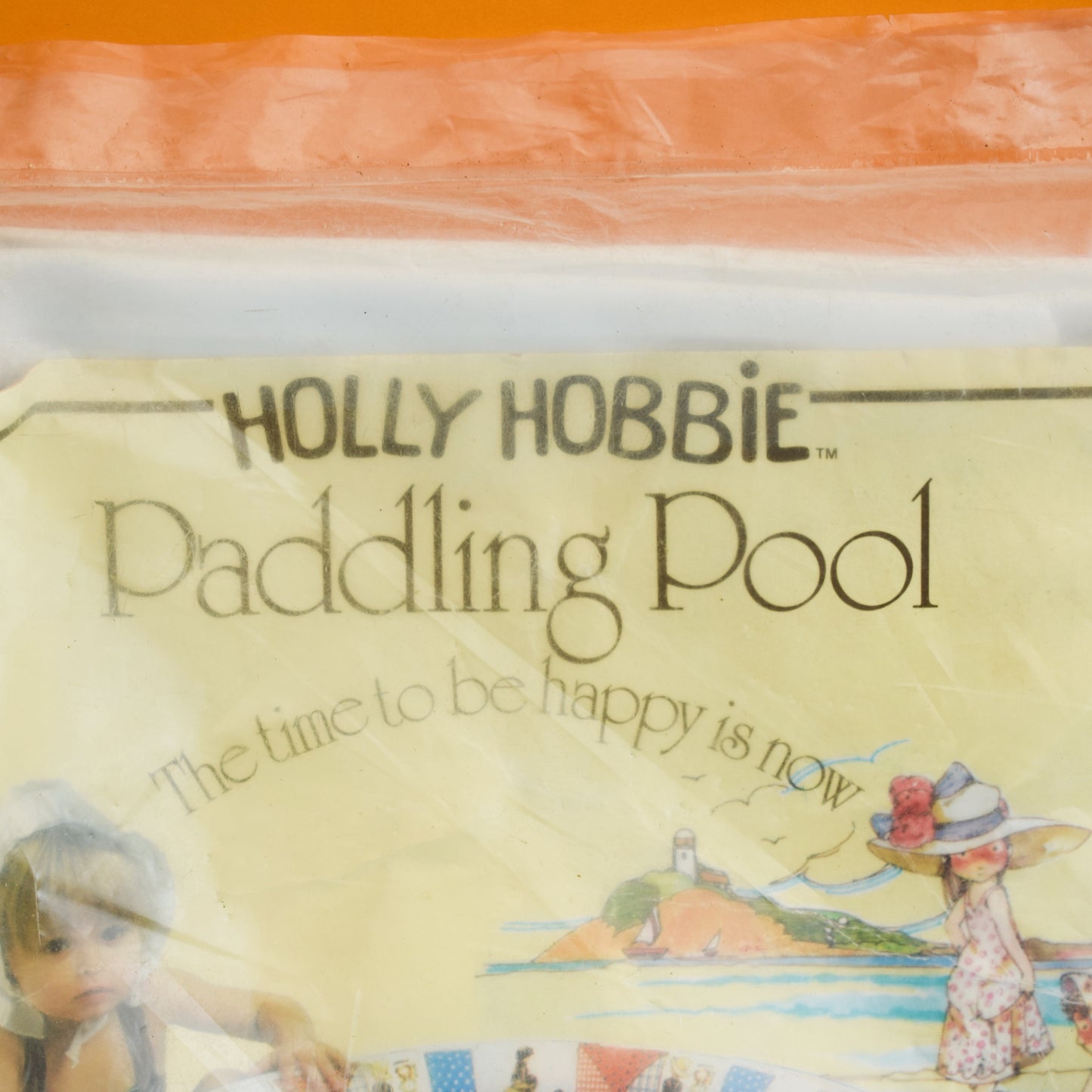 Vintage 1970s Unused Paddling Pool - Holly Hobbie