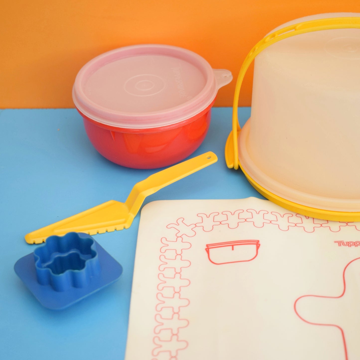 Vintage 1980s Tupperware Kids Set- Baking / Cooking