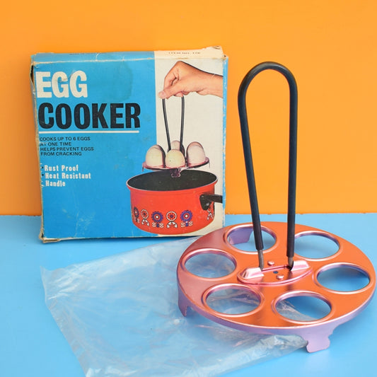 Vintage 1970s Egg /Cooker - Boxed - Pink