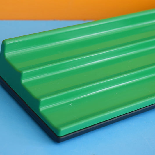 Vintage 1970s Rexite Italian Shelf/ Pencil Holder - Green